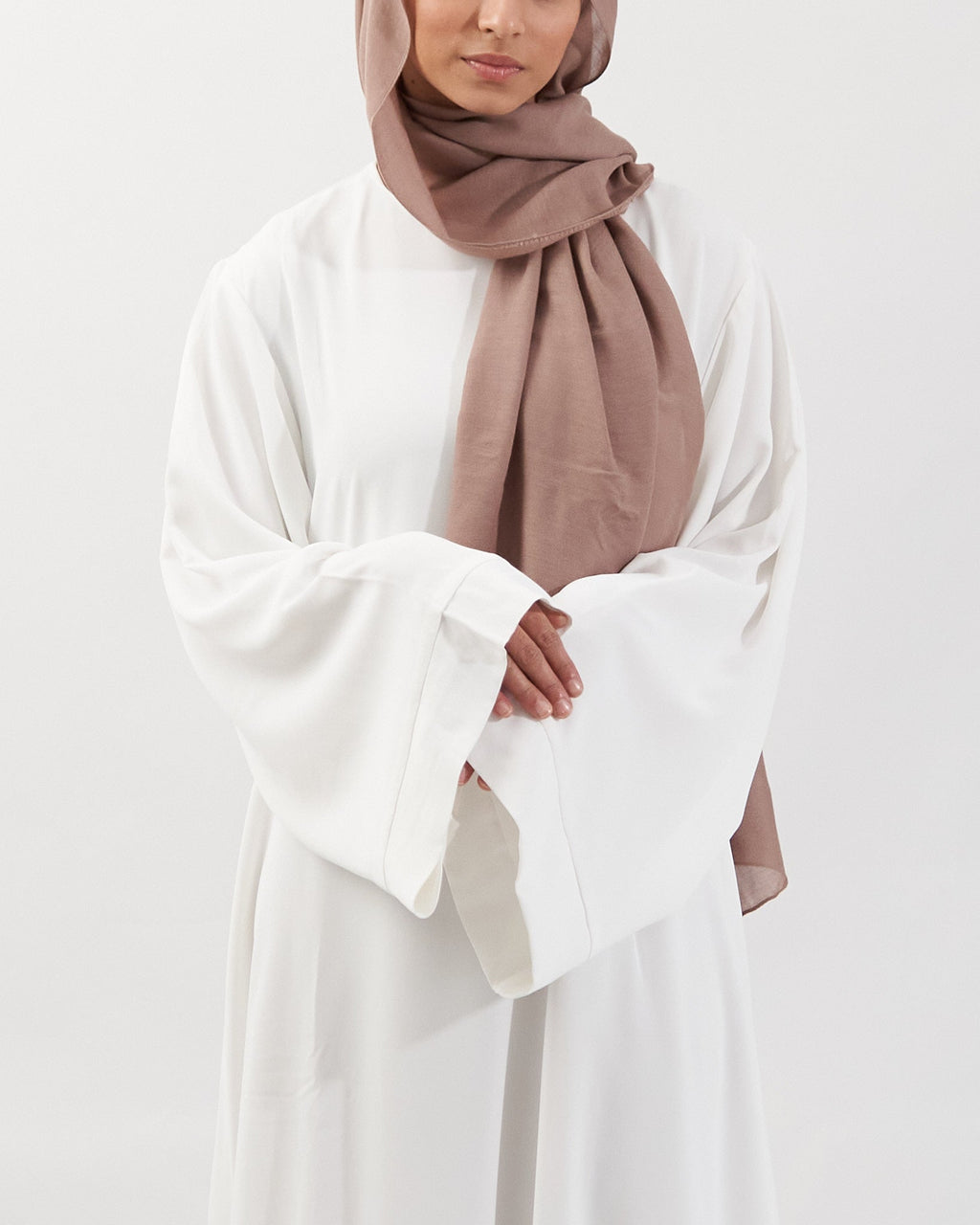 Khatijah Abaya - White