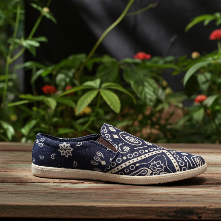 Mandala Slip-On Hemp Shoes – Organic Boho Hemp Shoes