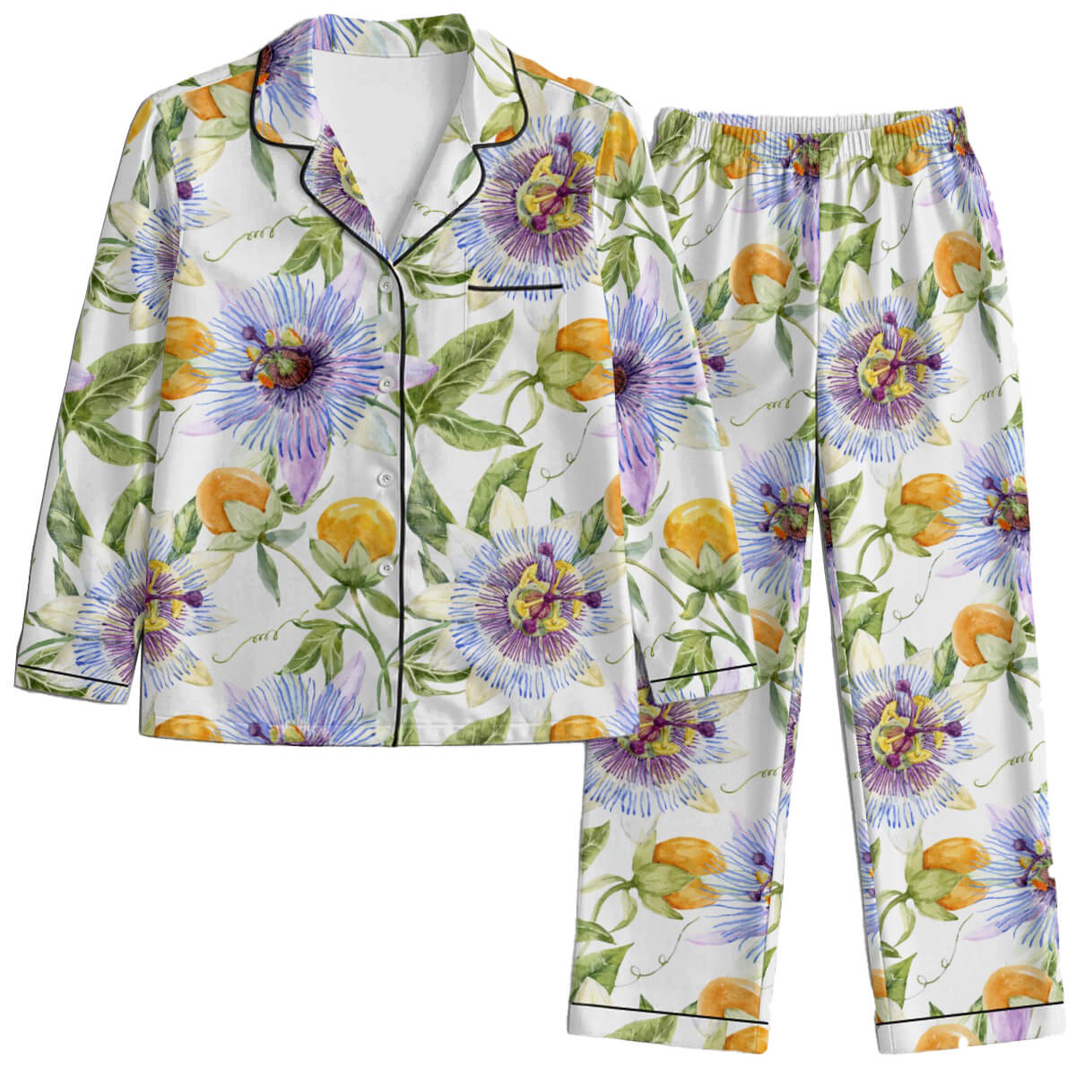 Passionfruit Flower Womens Pyjamas