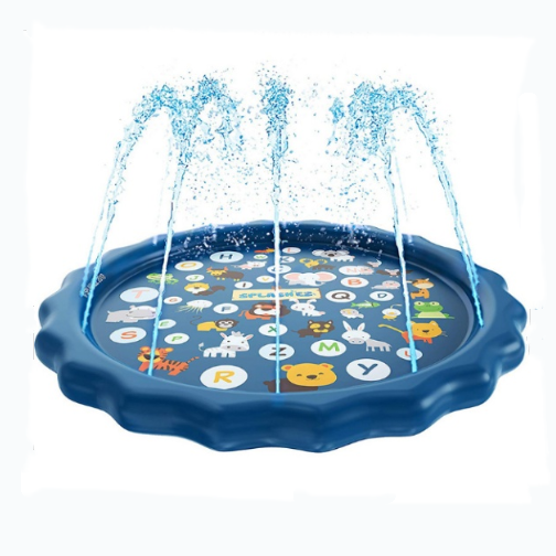 Kids Water Play Mat Sprinkler Splash Pad 170CM
