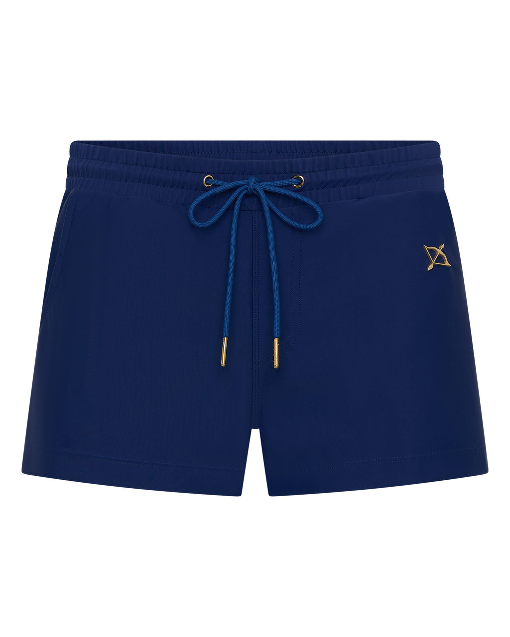Sagittar 3" Swim Short | Navy Moonlight | Premium Nylon, Gold Hardware