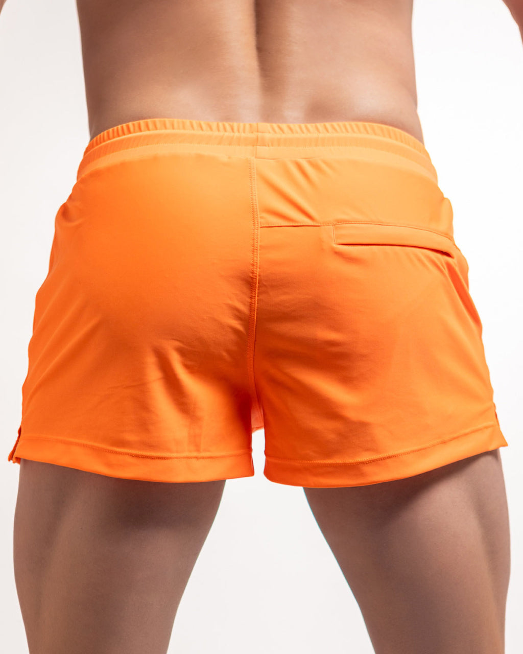 Sagittar 3" Swim Short | Solar Flare Orange | Cheeky Inseam, Metal Hardware