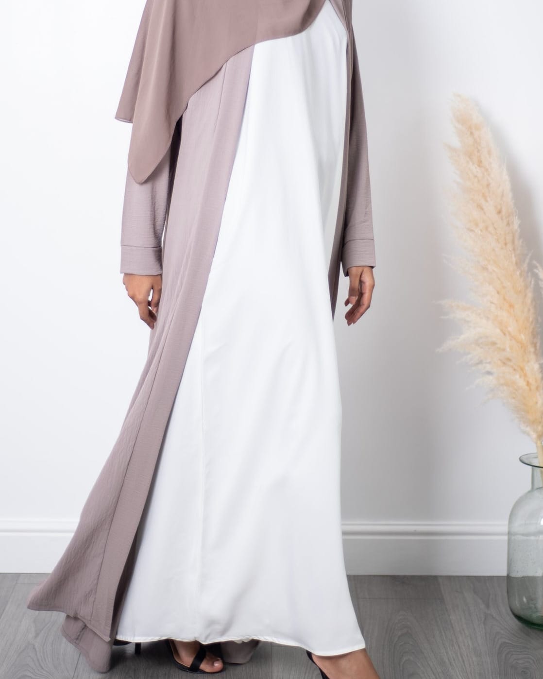 White Sleeveless Slip Dress