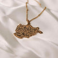 Afghanistan Calligraphy Necklace