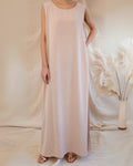 Cream Sleeveless Slip Dress