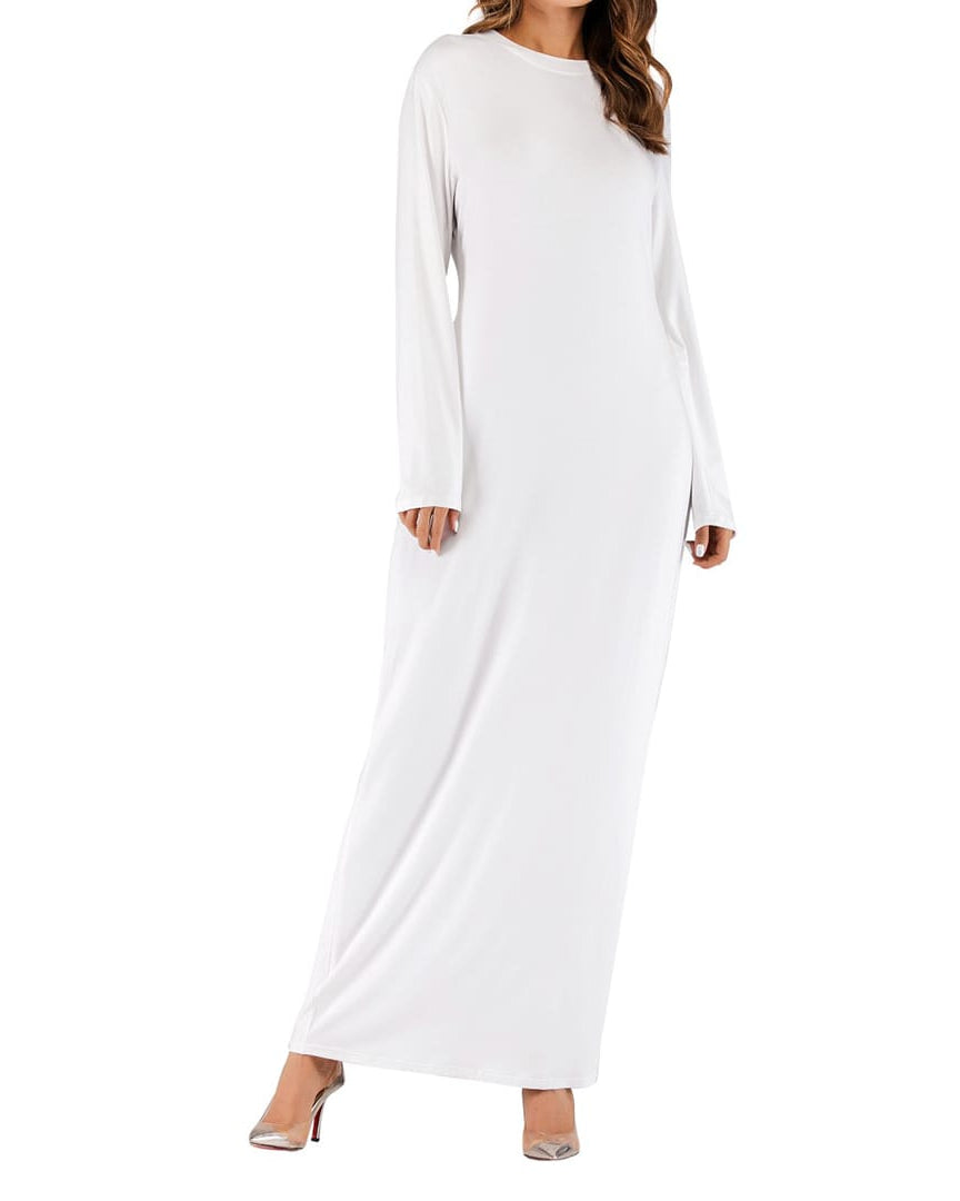 White Slip Dress