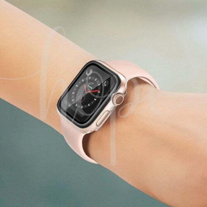 Case Cover Apple Watch iWatch 8/7/6/5/4/3/2/SE 45 44 42 41 40 38 Tempered Glass