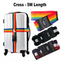 2/5M Luggage Strap Code Password Travel Suitcase Secure Lock Safe Nylon Packing Belt