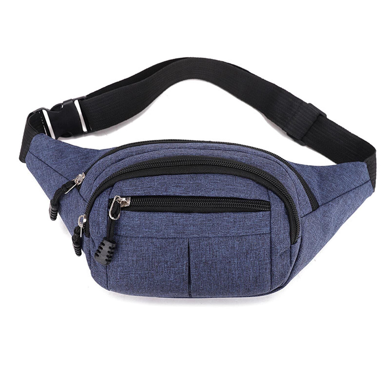 Unisex Waist Bum Bag Men Women Fanny Pack Holiday Travel Money Belt Pouch Wallet