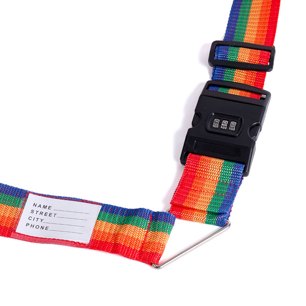 2/5M Luggage Strap Code Password Travel Suitcase Secure Lock Safe Nylon Packing Belt