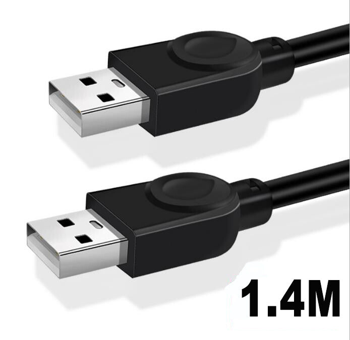 High Speed USB Extension Data Cable Type A Male to Male to Female 1.4/2.8/4.8M