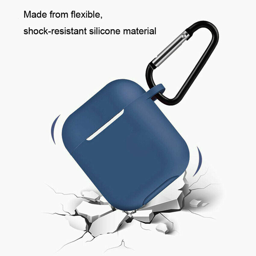 For Apple Airpods 1 2 Headphone Case Silicone Cover Gel Skin