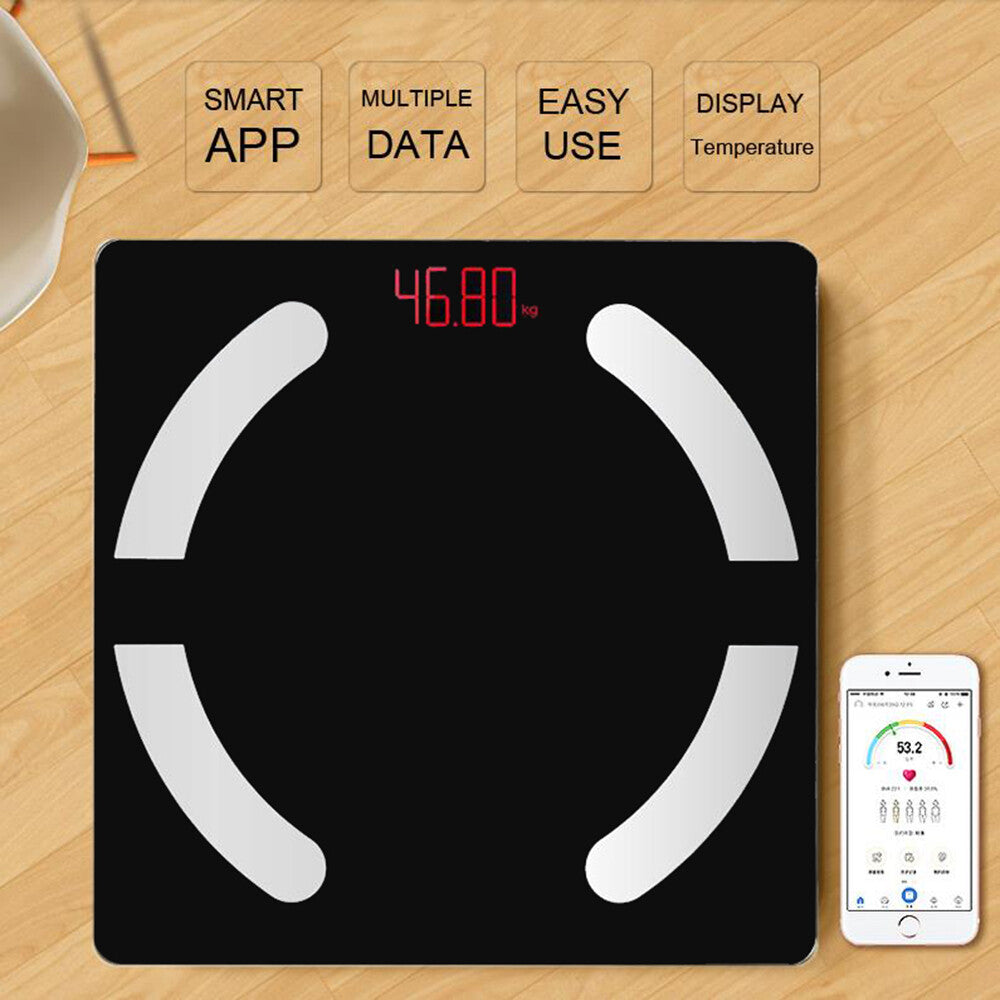 Bluetooth Body Fat Scale BMI Bathroom Weight Scale