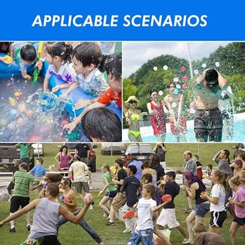 111pcs Water Balloons Self Bunches Tying Magic Beach Party Bomb Game