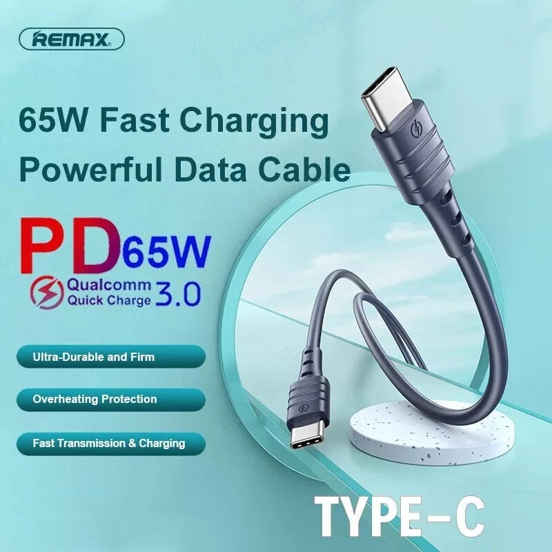 USB C to Type C PD 65W Fast Charging Data Cable