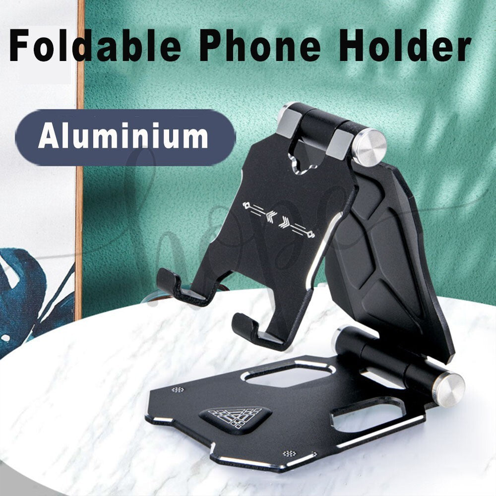 Universal Aluminium Phone Tablet Stand Holder Desk Desktop Foldable Adjustable