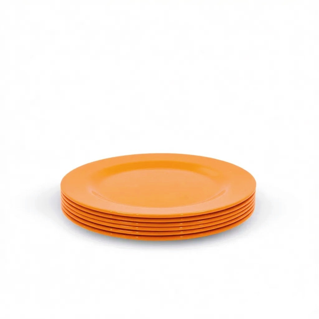 Set of 6, 20/25CM Melamine Plates Kids Dinnerware