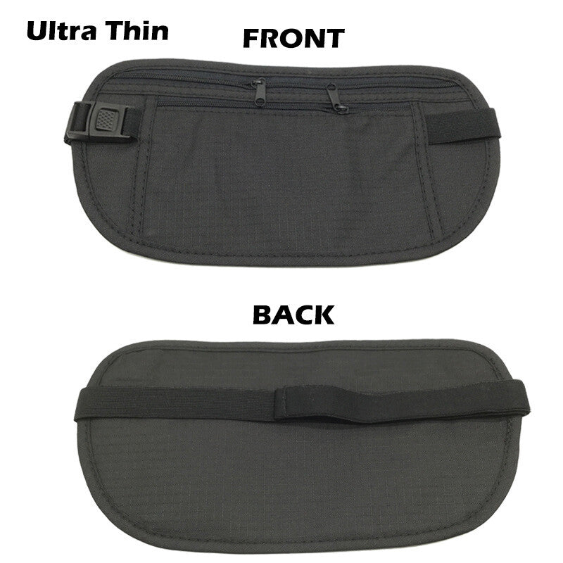 Unisex Waist Bum Bag Men Women Fanny Pack Holiday Travel Money Belt Pouch Wallet