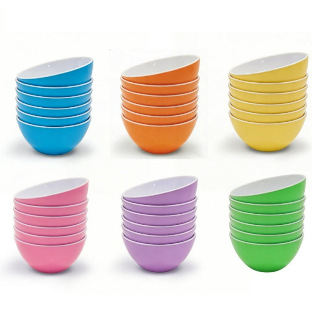 Set of 6pcs 14.5CM Melamine Bowls Set, Melamine Cereal/Soup/Salad Bowls