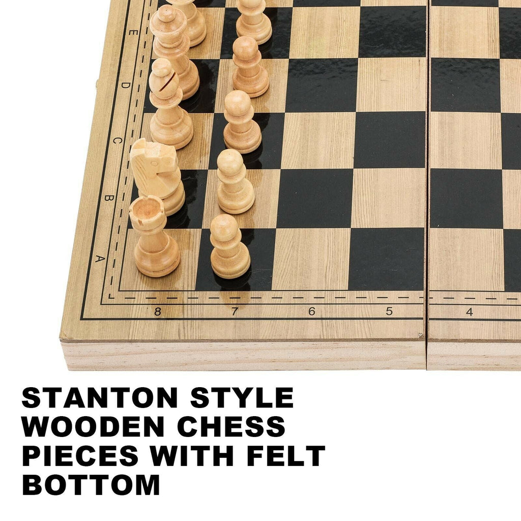 Chess Board Games Folding Large Chess Wooden Chessboard Set