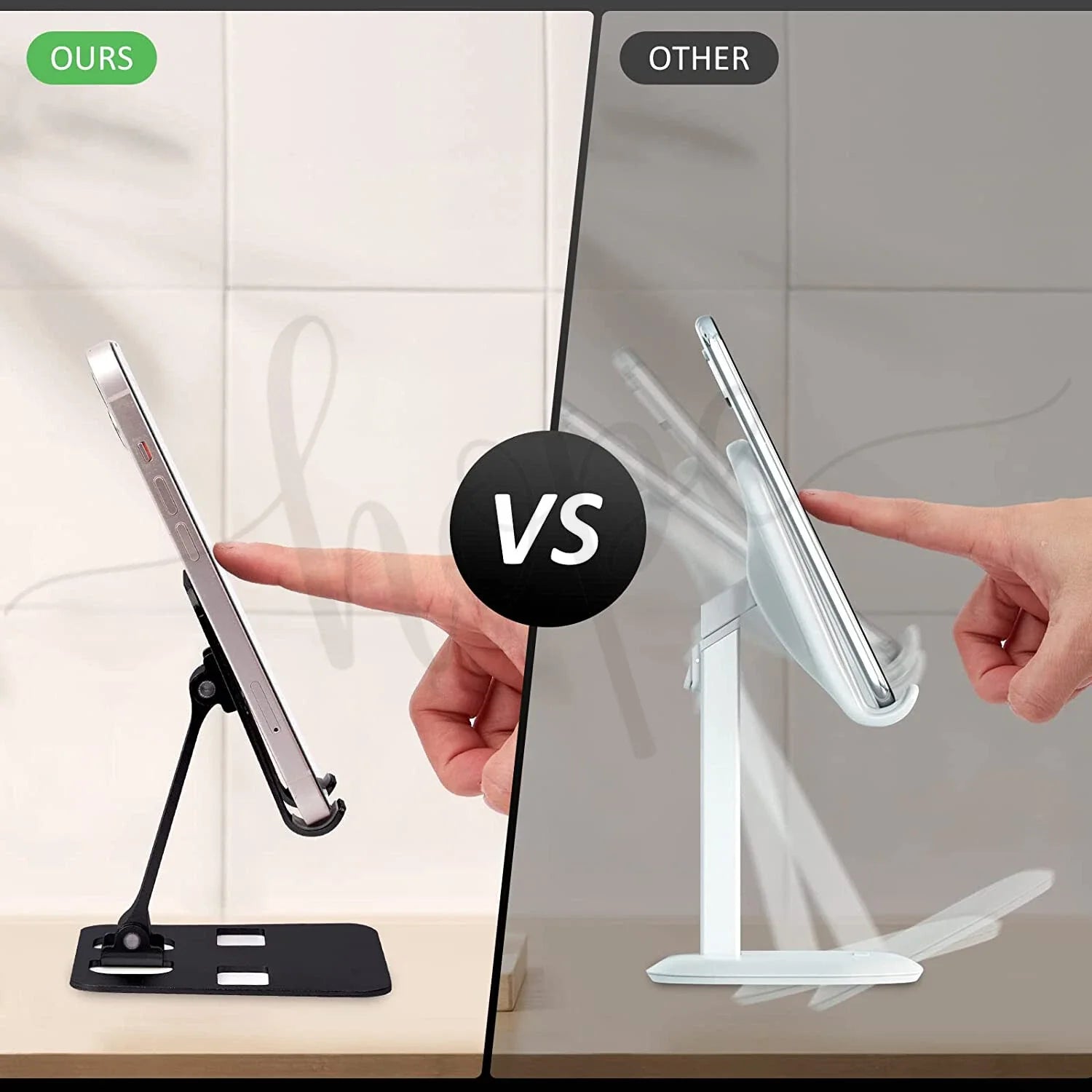 Phone Holder Stand Aluminium Phone Tablet Stand Holder Desk Desktop Foldable