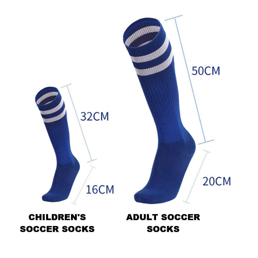 Kids Adult High Knee Sports Socks