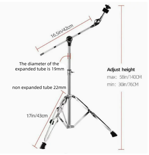 Cymbal Stand 62x13x12cm