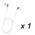 PD 65W Fast Charging Data Cable USB A to USB C 90 Degree USB to Type C Charging
