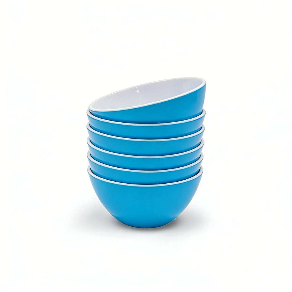 Set of 6pcs 14.5CM Melamine Bowls Set, Melamine Cereal/Soup/Salad Bowls