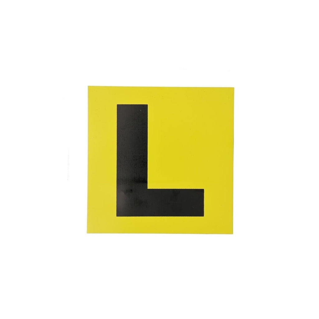 2 Pcs Yellow L PLATE Learning Learner Driver Magnetic Plate Car Licence
