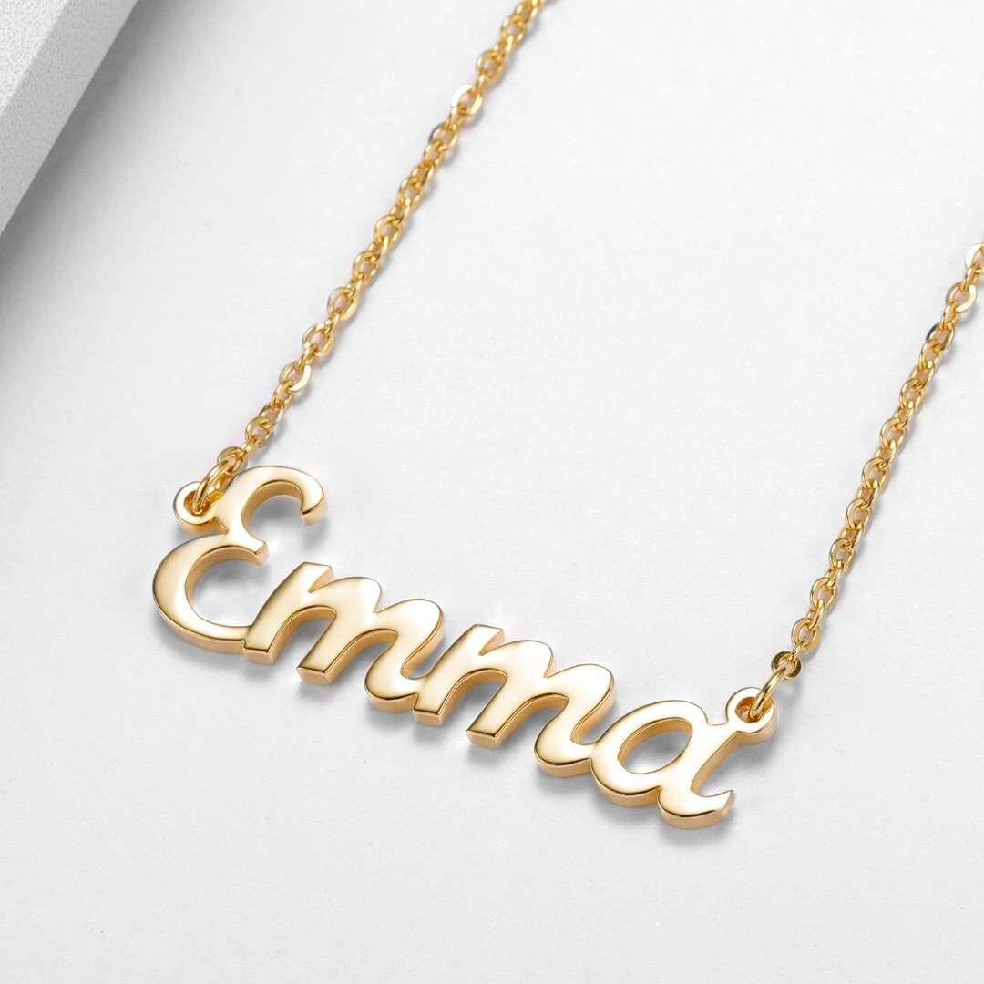 Custom English Name Necklace