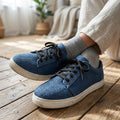 Midnight Blue Hemp Sneakers – Organic Vegan Hemp Shoes