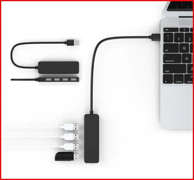 USB C Type-C HUB adapter Connector 4 ports to USB 3.0 2.0 OTG