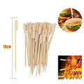 Bamboo Wooden Catering Paddle 18cm Skewers Disposable Finger Food Cocktail BBQ