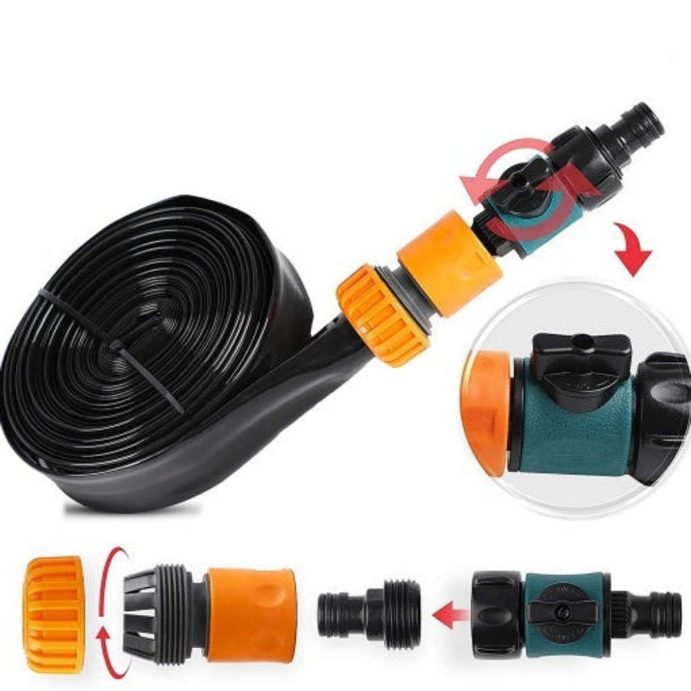 15M Trampoline Sprinkler Spray Water Park Kid Fun Summer Outdoor Water Game